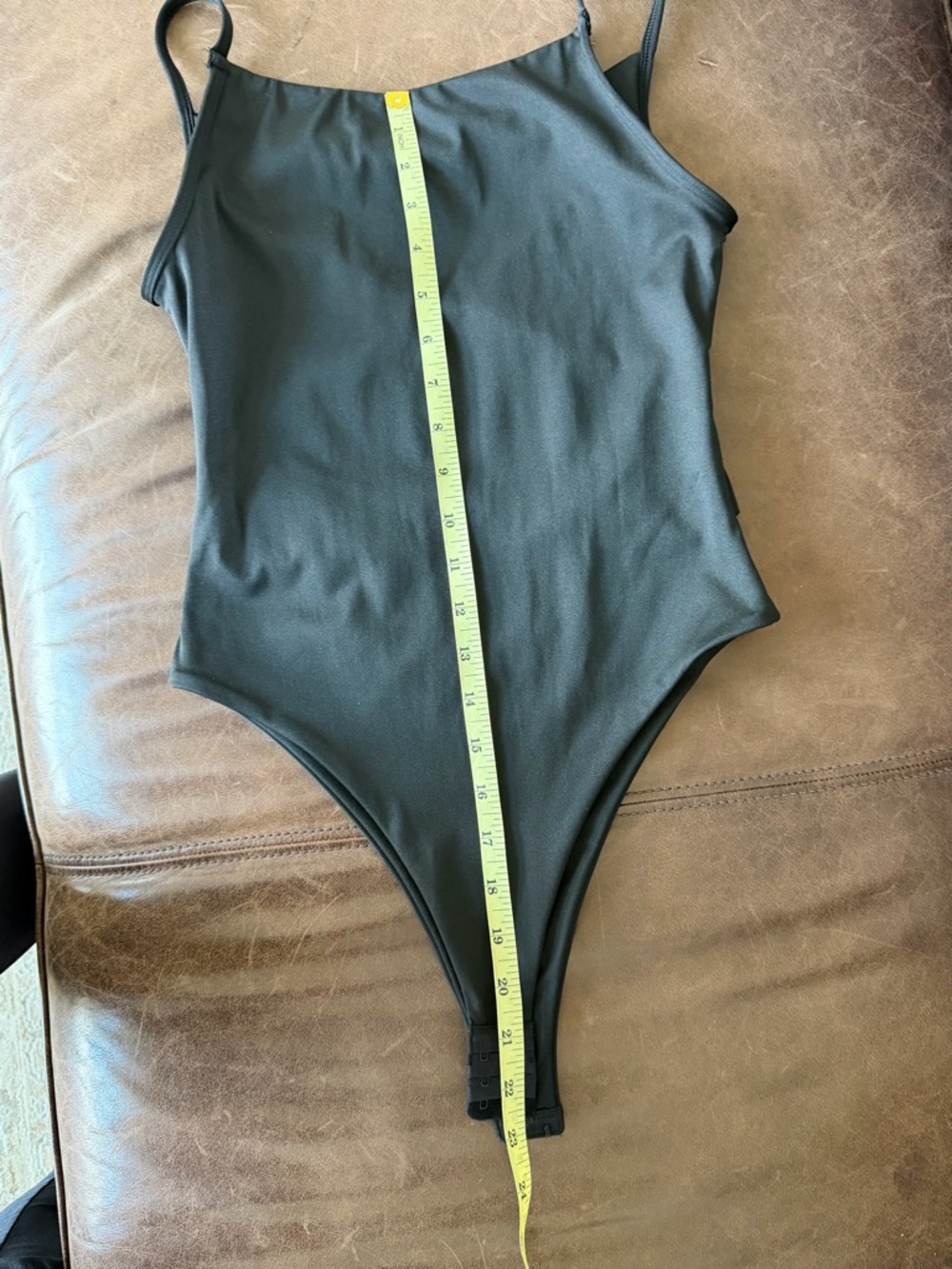 White Fox Women’s Black One-Piece Bodysuit with Cutout Detail - Picture 8 of 8